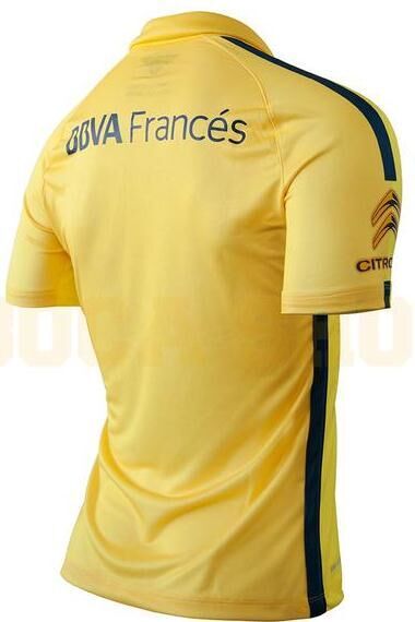 Boca Juniors 2015 Away Soccer Jersey Yellow - Click Image to Close